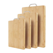 Bandeja para servir con tablero de corte de madera de bambú